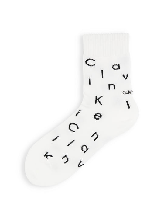 【Calvin Klein】ランダムロゴショートソックス