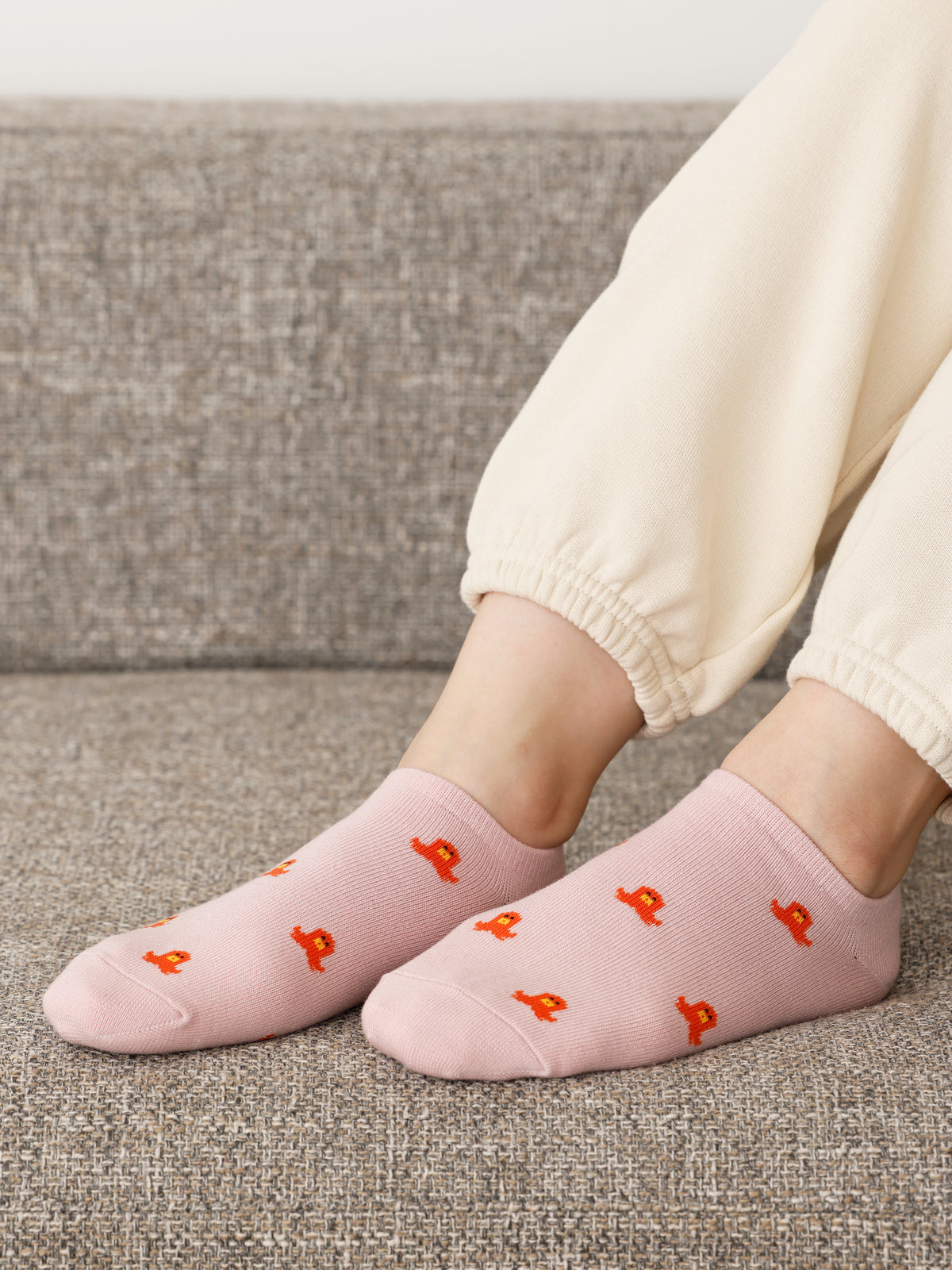 【おおきめサイズ】WEB限定 お弁当柄スニーカー丈ソックス 3足セット / 24.5-26.5cm