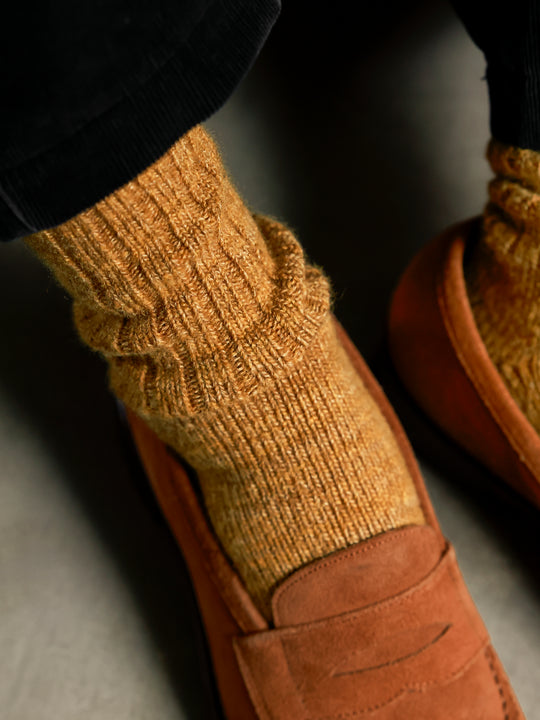 【Tabio MEN】チャンキーリブソックス