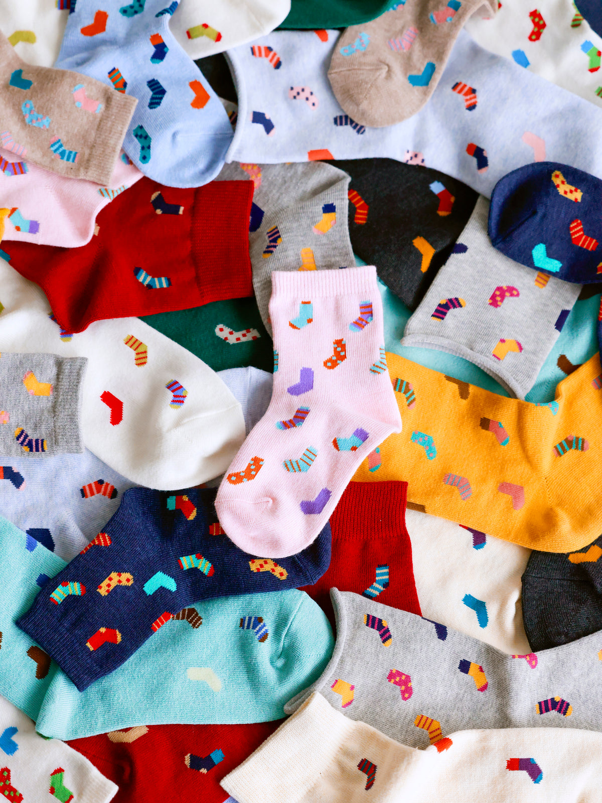 【3足1,485円】キッズ 靴下柄ショートソックス / 16-18cm
