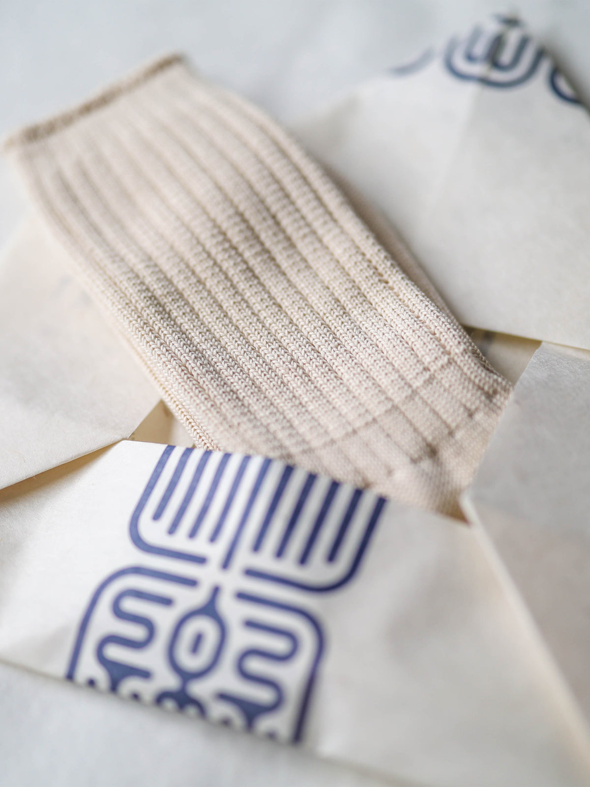 【Tabio MEN】TABIO’S COTTON クラッシックリブクルーソックス / Sサイズ