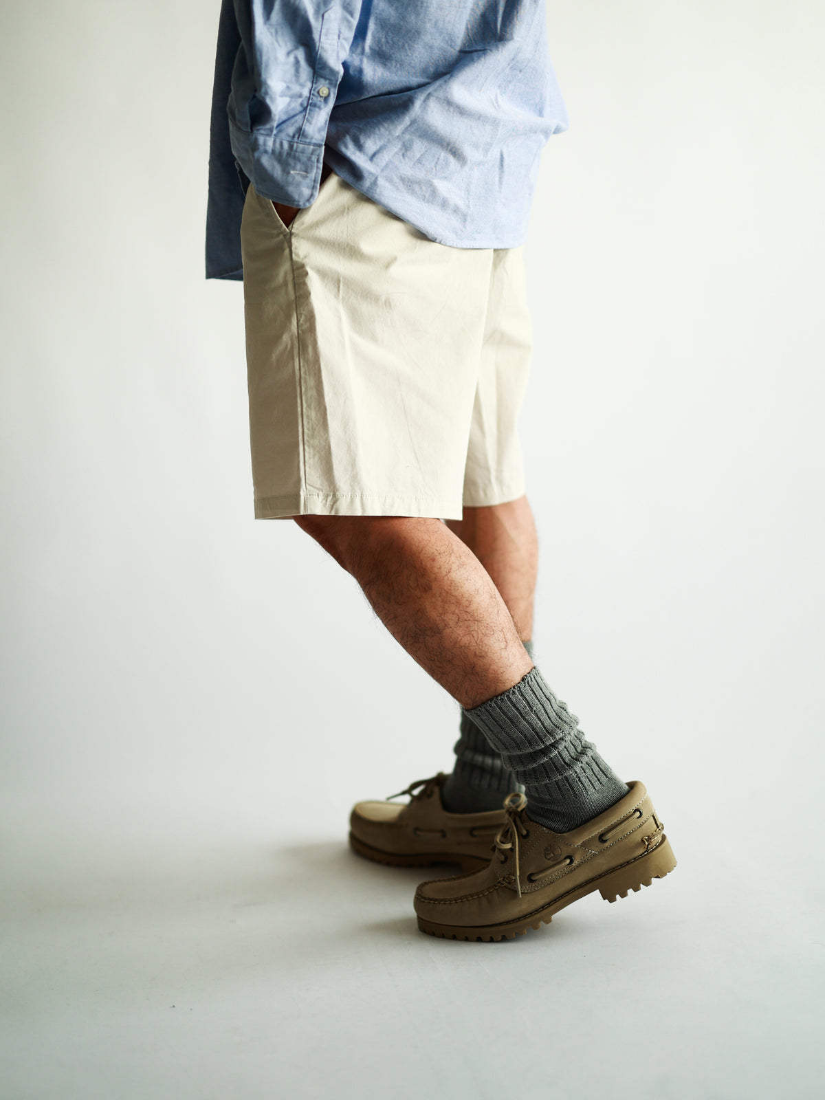 【Tabio MEN】クラシックリブクルー丈ソックス