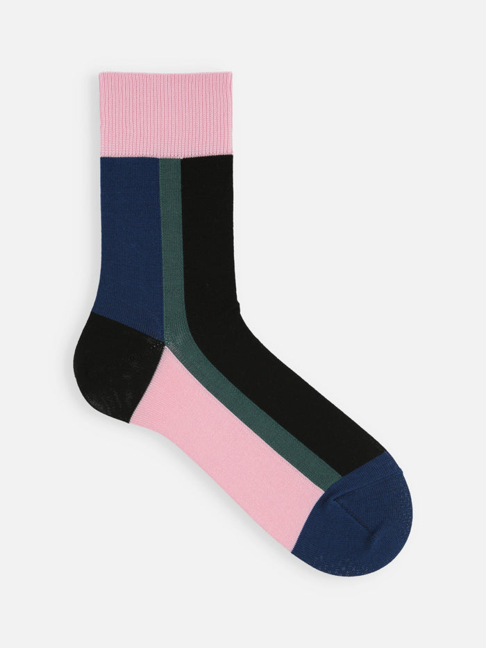 【Tabio MEN】パネルショートソックス