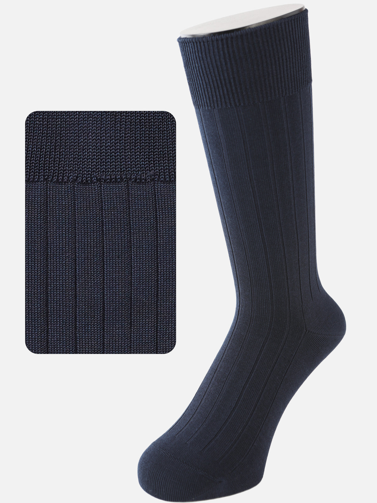 【Tabio MEN】9×2太リブソックス(23.0~25.0cm)