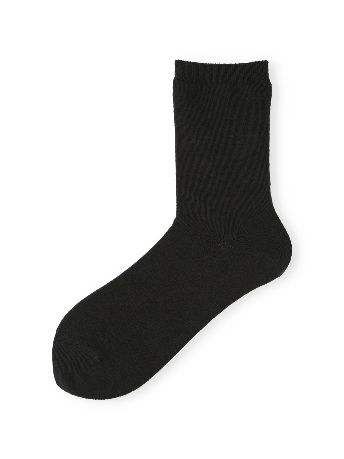 【迷ったらコレ】スタンダード無地ソックス - クロ