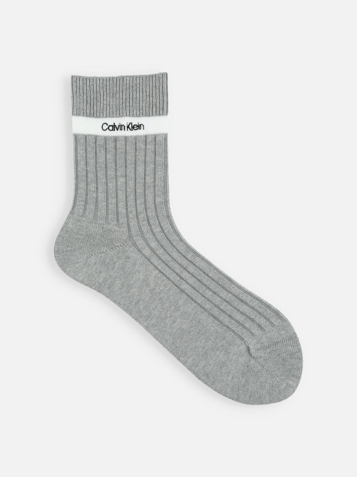 Calvin Klein 刺繍ラインショートソックス