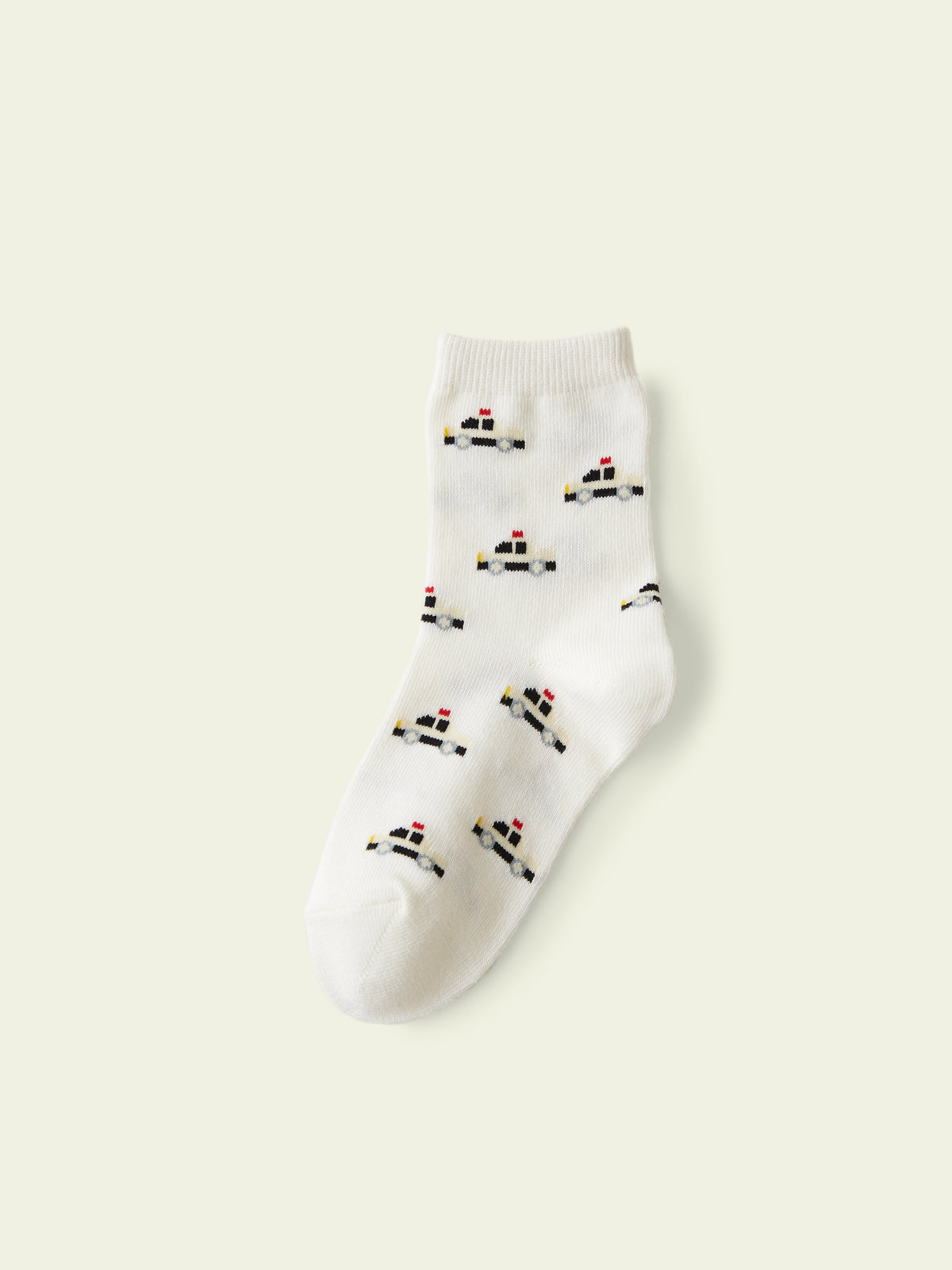 【3足1,485円】キッズ 新幹線&パトカーソックス / 13-15cm