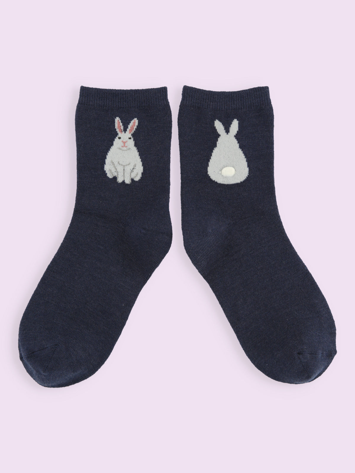 【3足1,485円】うさぎしっぽショートソックス - コン