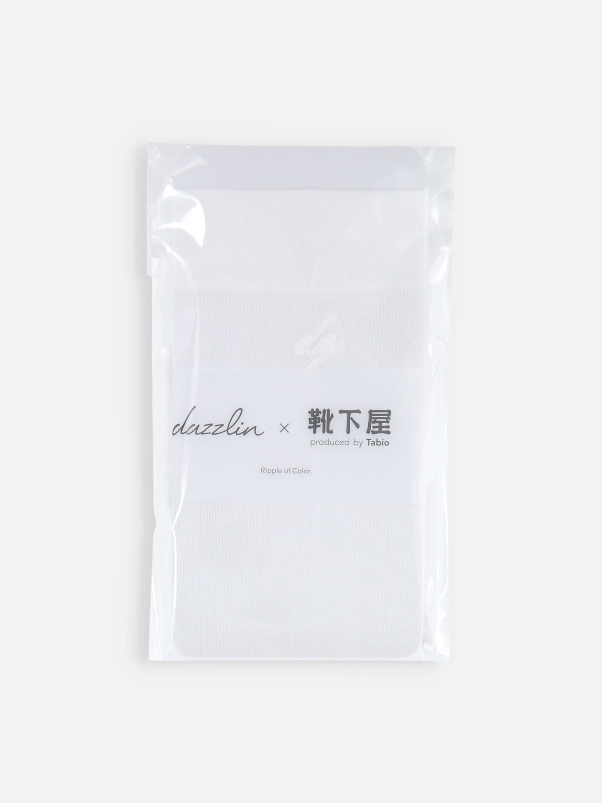 SALE 【dazzlin×靴下屋】刺繍シアーハイソックス