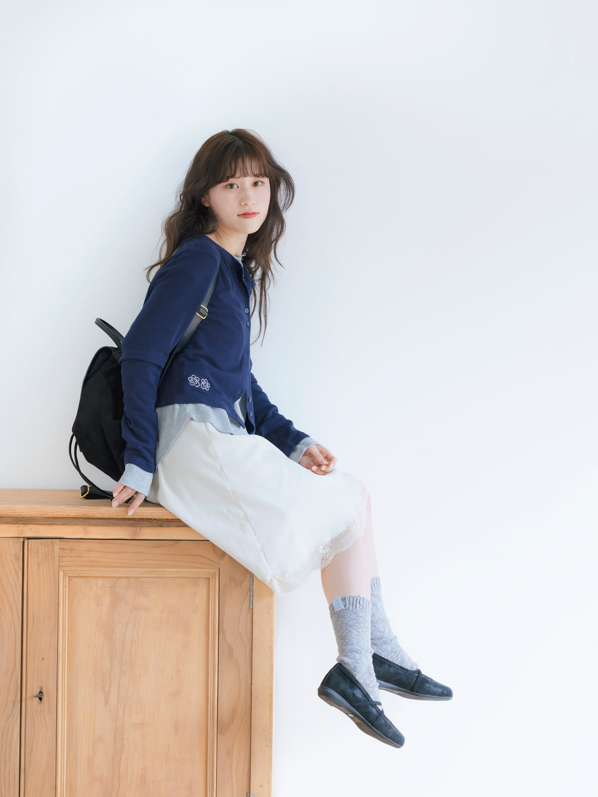 SALE daisyタグビッグスラブクルー - グレー