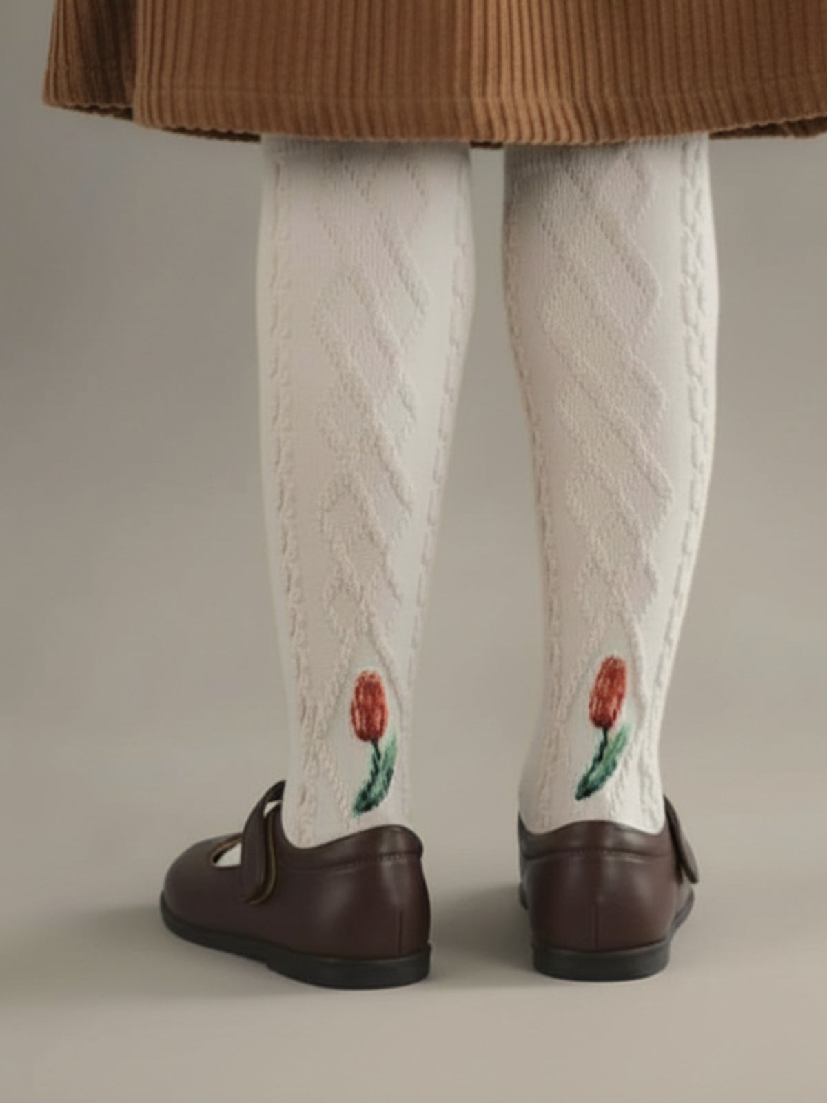 【キッズ】 チューリップハイソックス / 19-21cm