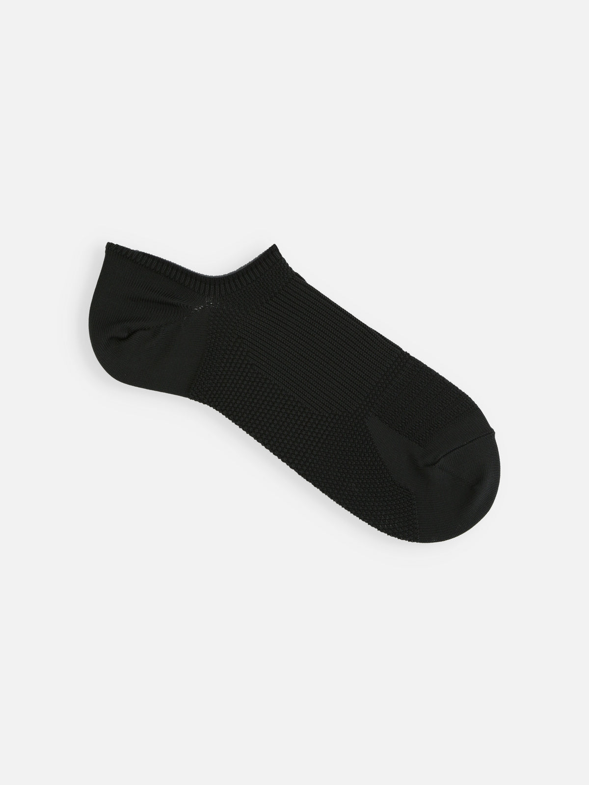 【Tabio MEN】ドライカノコスニーカー丈ソックス(27.0～29.0cm) - ブラック+ブラック