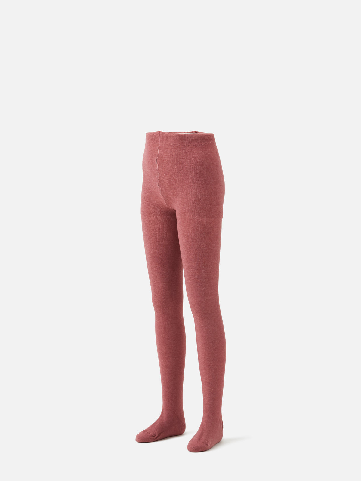【キッズ】210デニール杢タイツ / 90-100cm - ラズベリーピンク