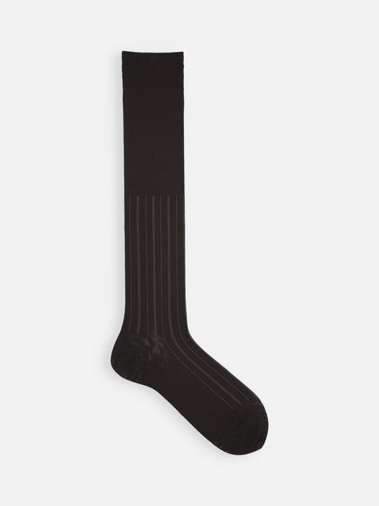 【Tabio MEN】定番/チョークストライプロングホーズ(27.0～29.0cm)
