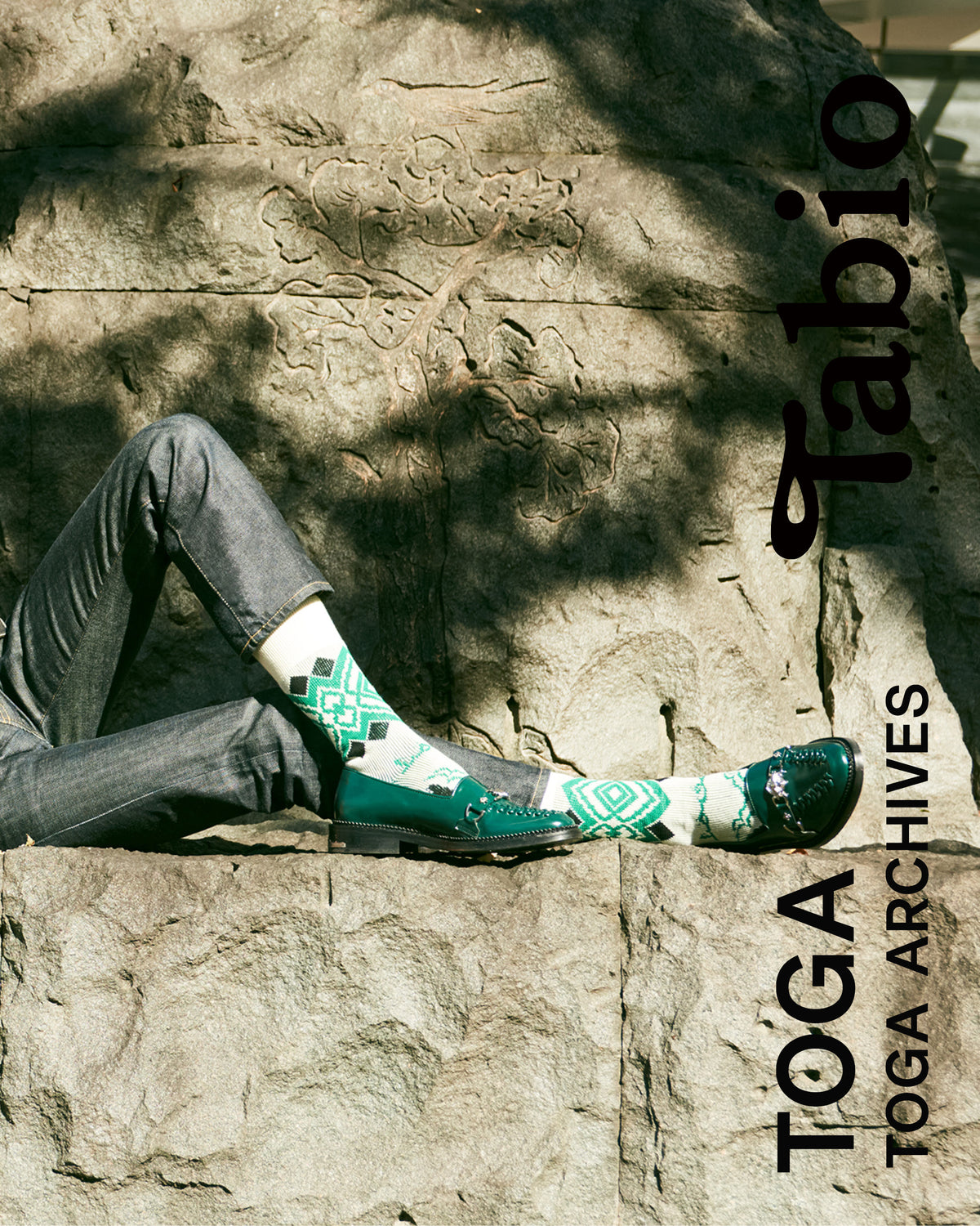 TOGA Jacquard socks（22.5～24.5cm）