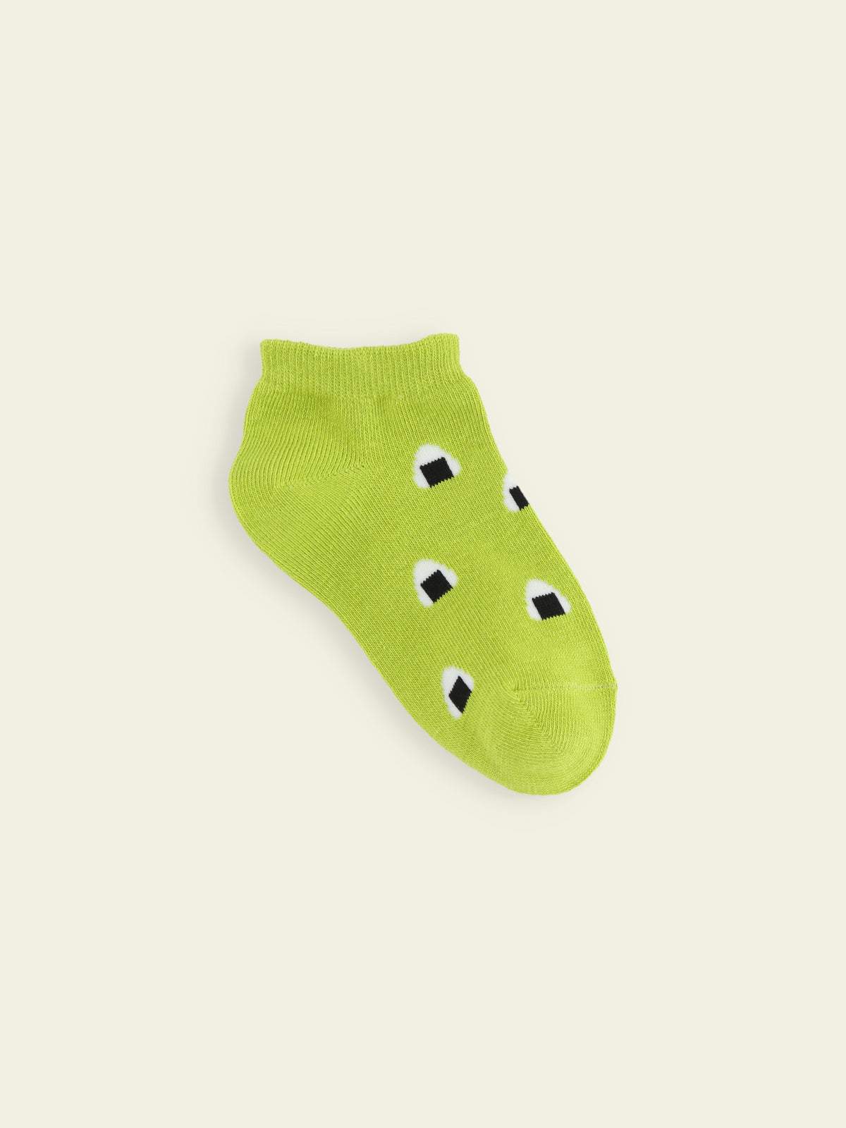 【3足1,485円】キッズ お弁当柄スニーカー丈ソックス / 16-18cm - キミドリ