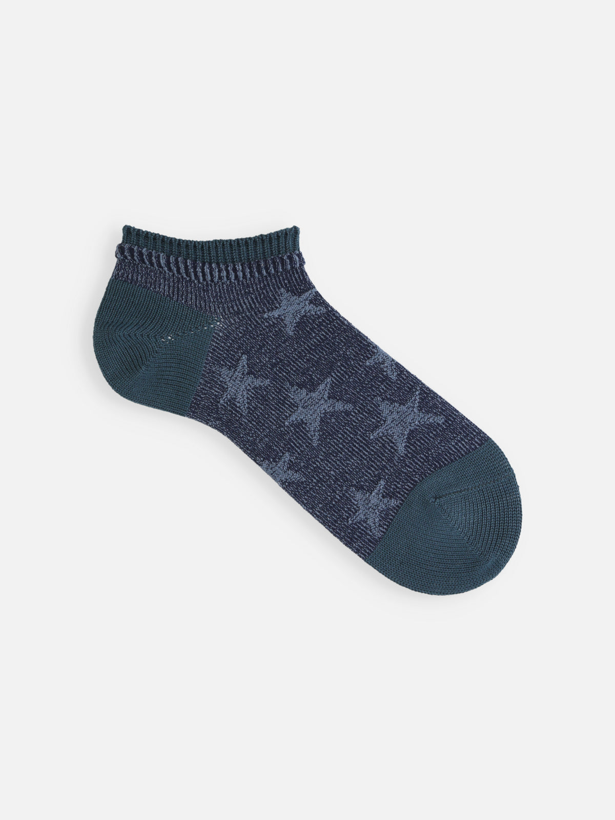 【Tabio MEN】星柄リンクススニーカー丈ソックス(27.0～29.0cm) - コン