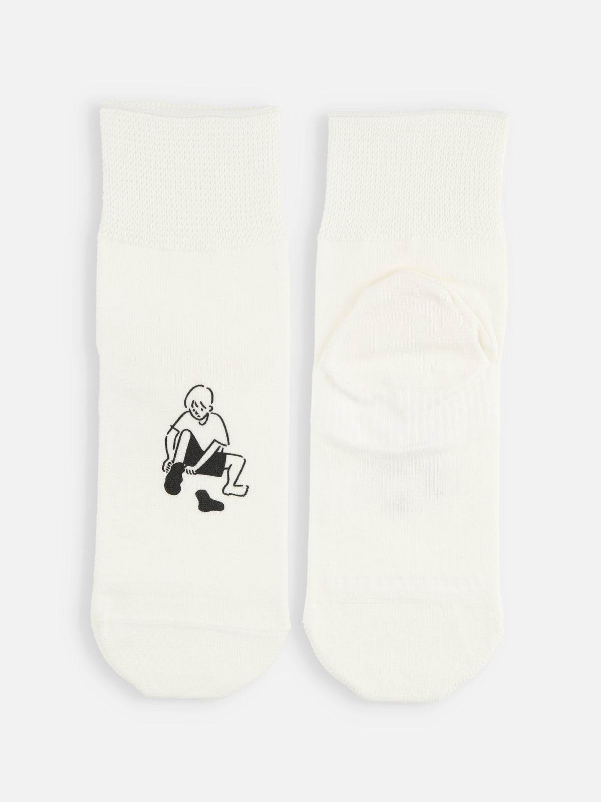 【長場雄×NAIGAI×Tabio】 SOCK SUNみんなのくつした / 22-24cm - サラシ