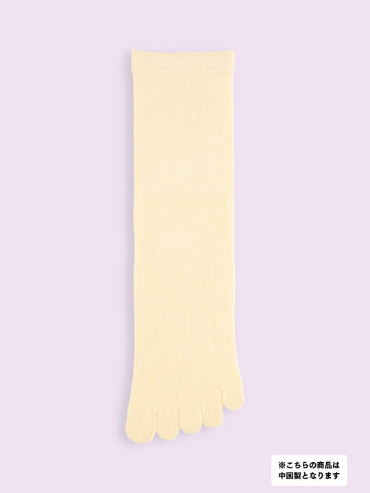 【3足1,485円】五本指表糸綿100％ソックス