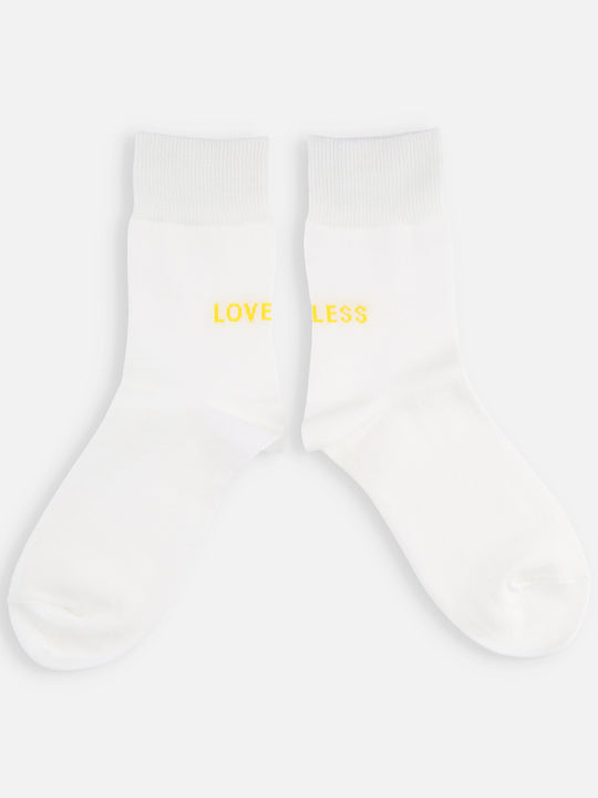 【LOVELESSコラボ】メンズ ロゴショートソックス