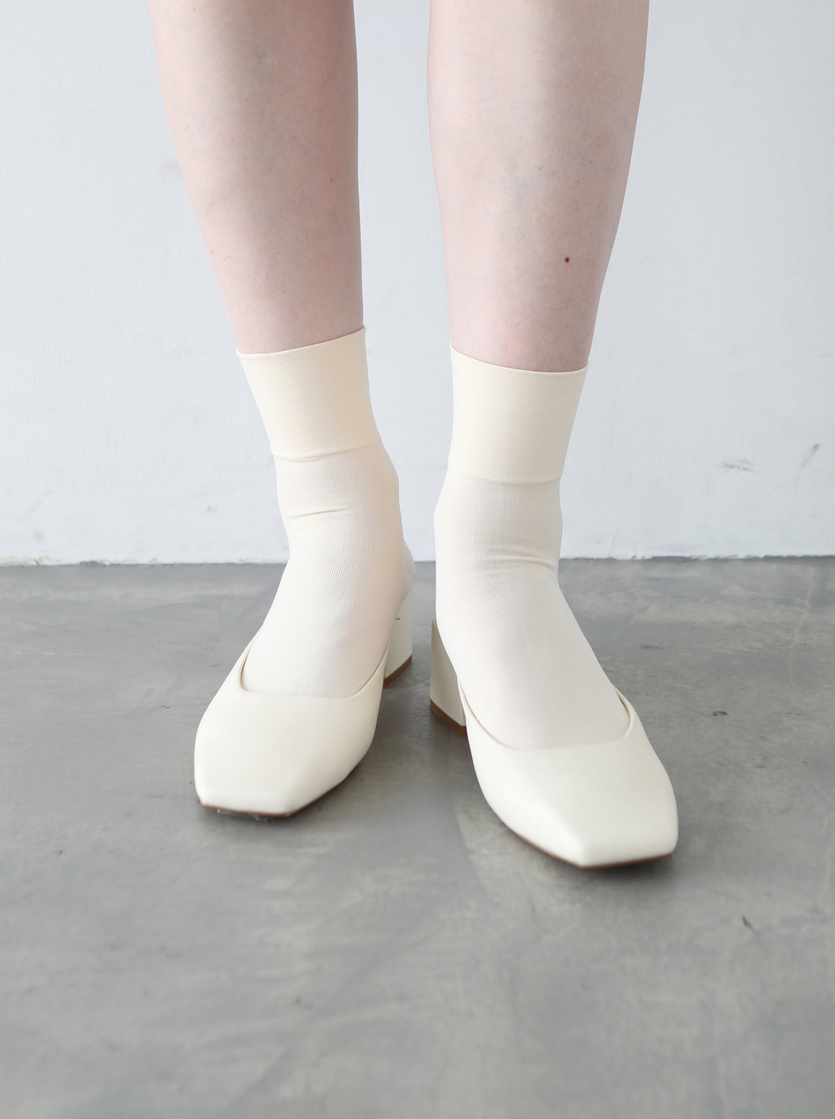 【定番】ソフトナイロン無地ショートソックス