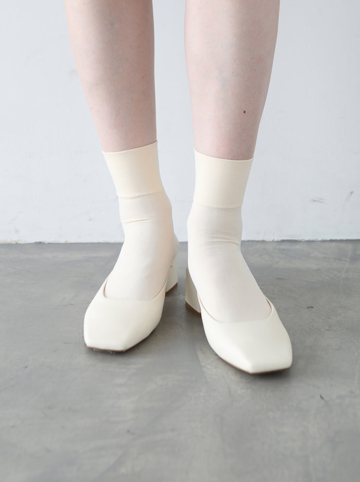 【定番】ソフトナイロン無地ショートソックス