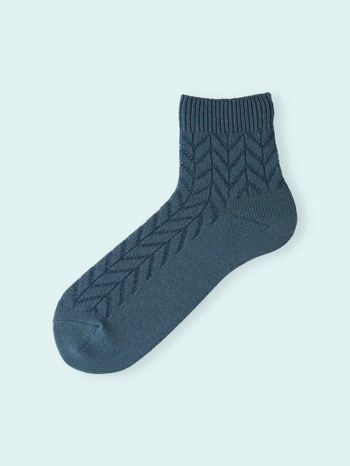 【3足1,485円】メンズ リンクスヘリンボンショートソックス