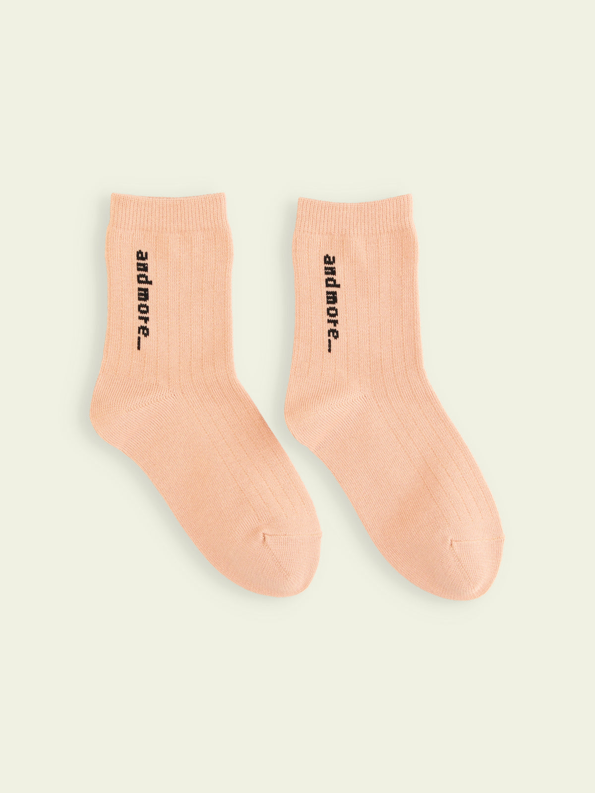 【3足1,485円】キッズ リブ風ロゴショートソックス / 16-18cm