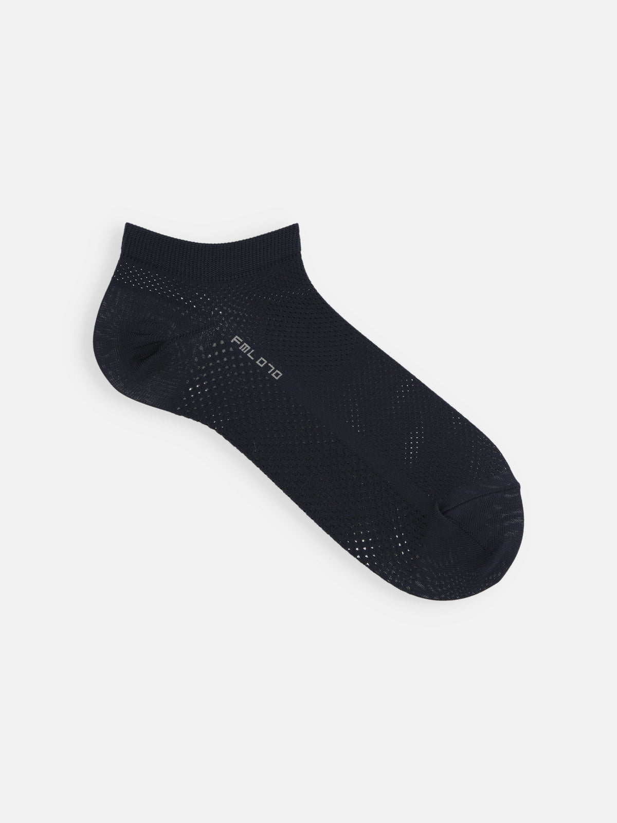 【Tabio MEN】軽い・涼しい・吸水・速乾 足裏までメッシュスニーカー丈 | FULL MESH - ネイビー