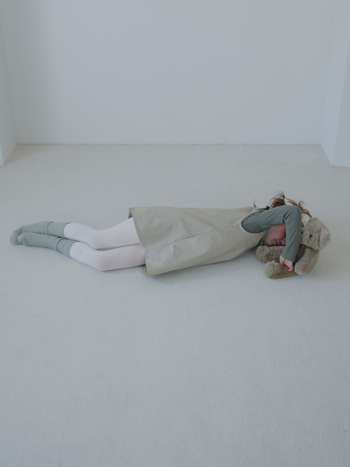 【ジュニアサイズ】80デニールフラワー柄タイツ / 140-160cm