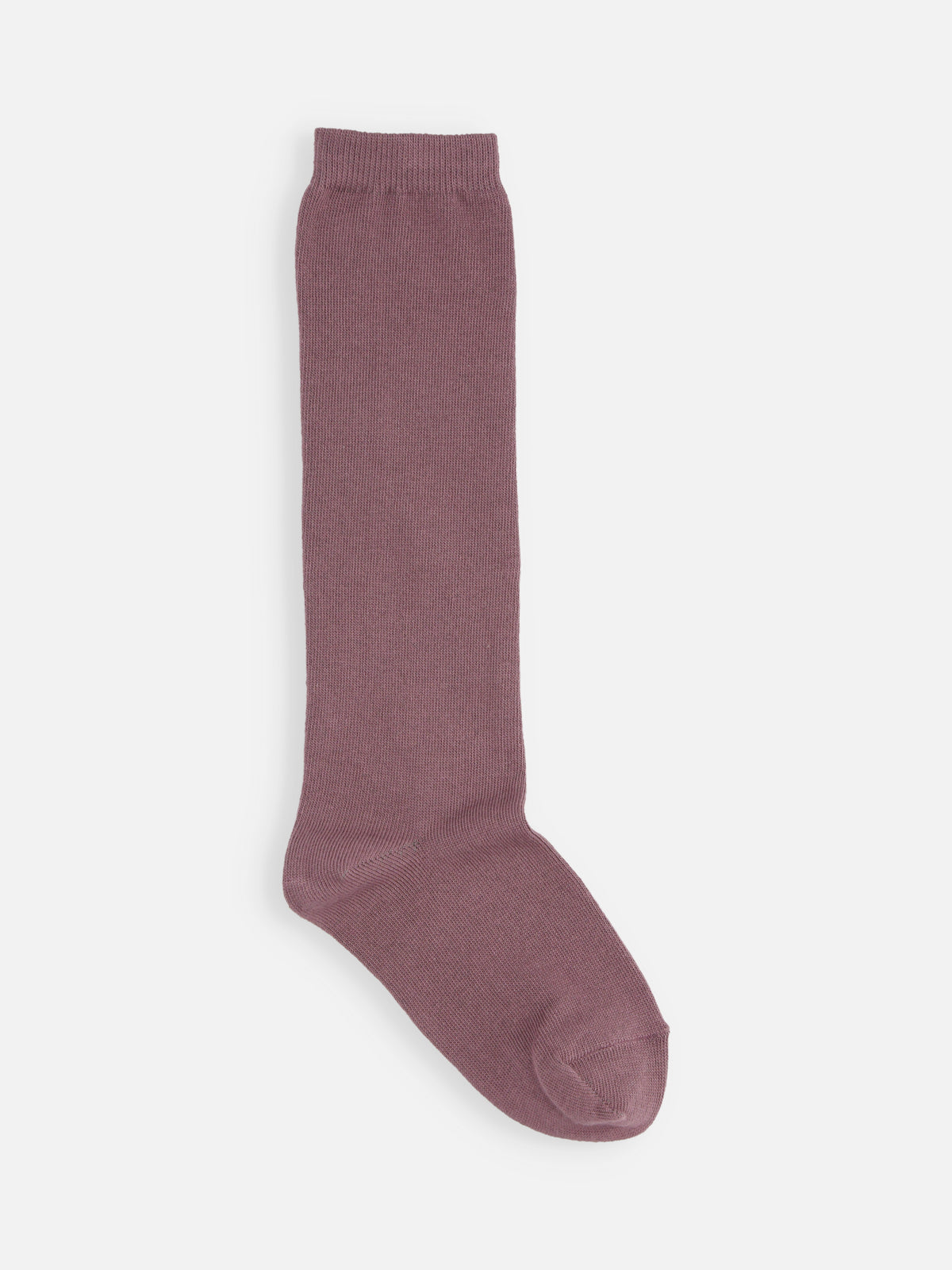【キッズ】ベタハイソックス / 16-18cm - ダルライラック