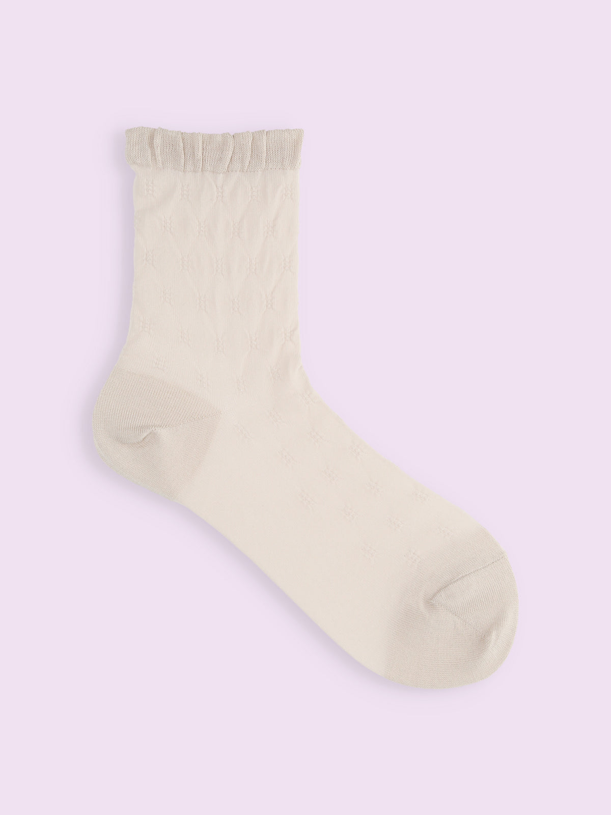 【3足1,485円】くしゅくしゅシースルーショートソックス