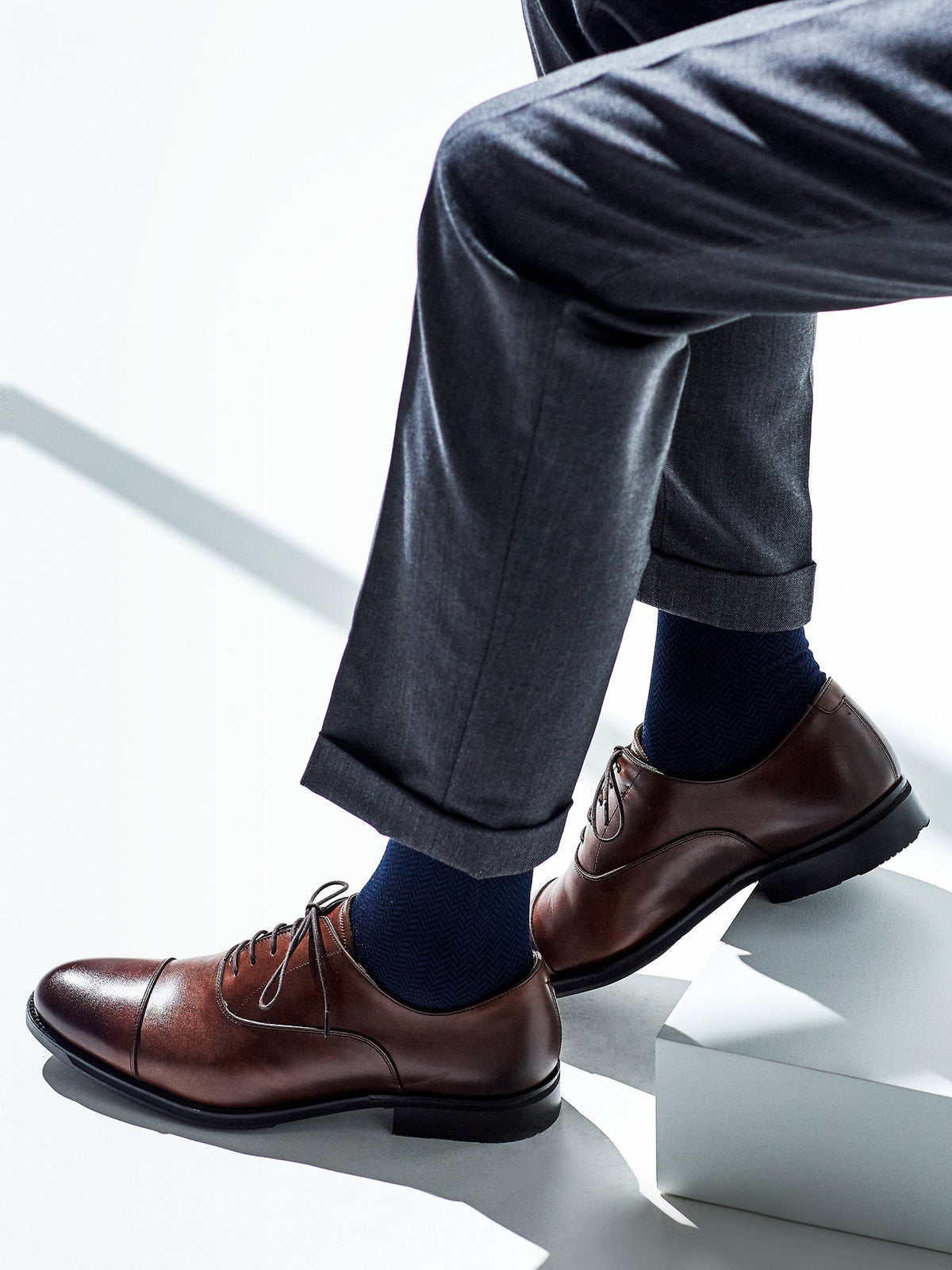 【Tabio MEN】ジャカードヘリンボーンソックス