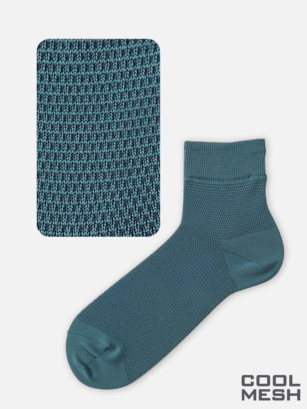 【Tabio MEN】消臭＋COOLMESHショート丈ソックス