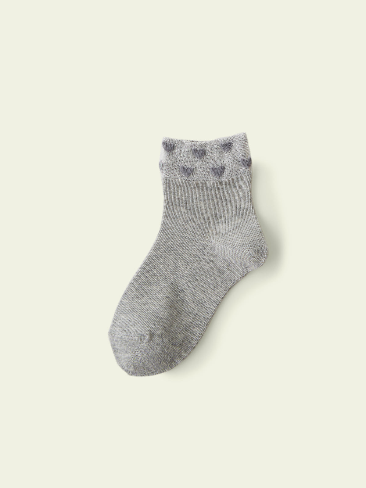 【3足1,485円】キッズ トップチュールハートショートソックス / 19-21cm