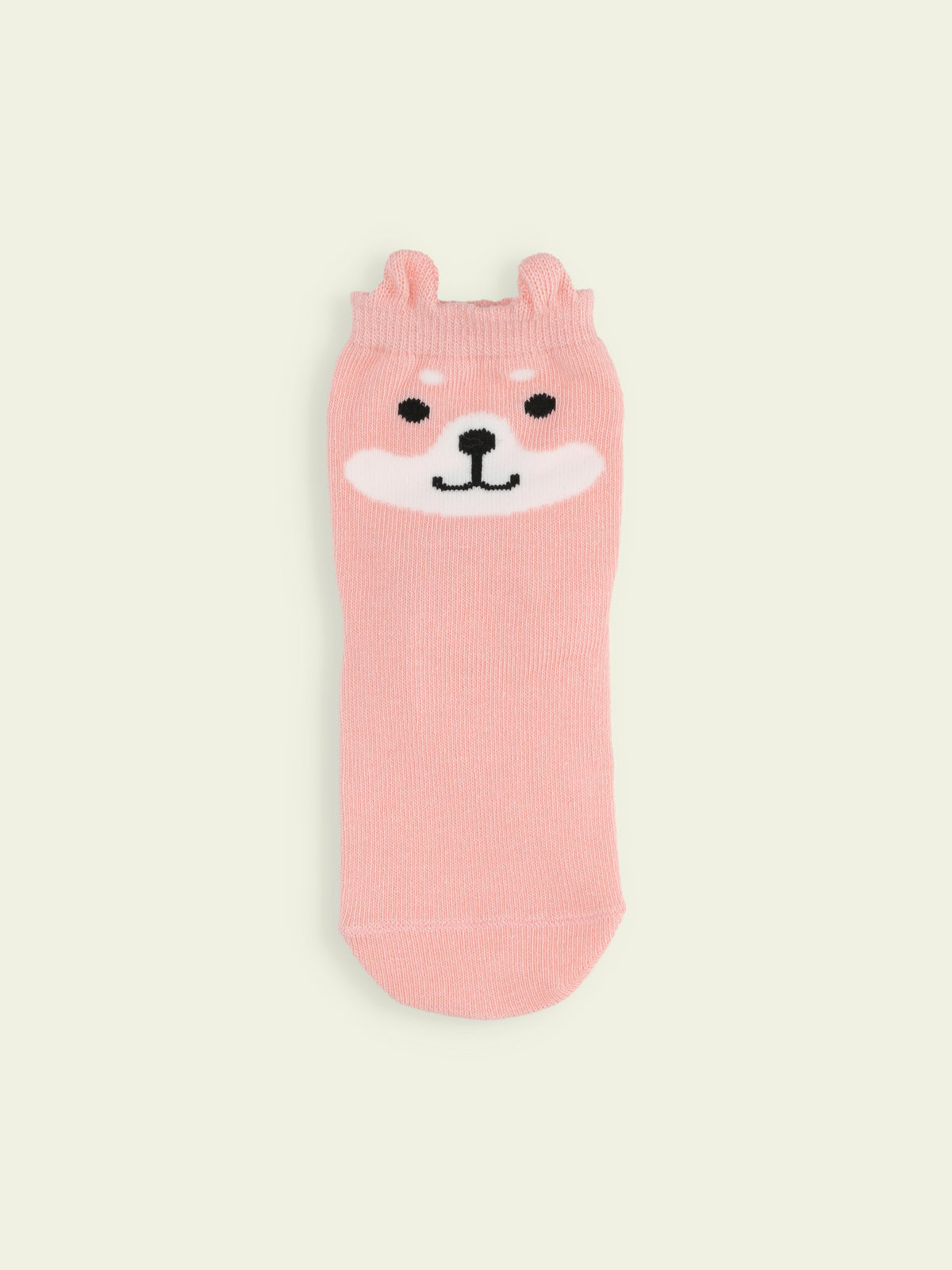 【3足1,485円】キッズ 耳付わんこショートソックス / 13-15cm