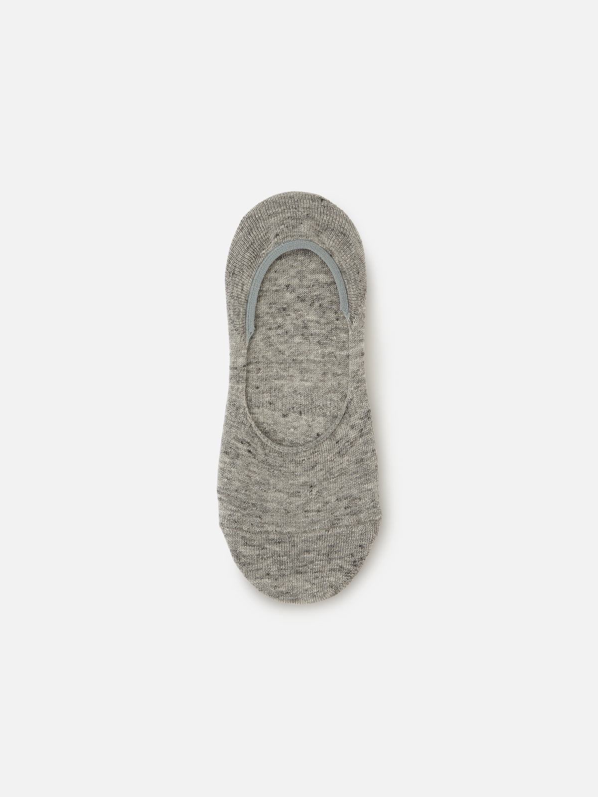 【キッズ】 無縫製無地カバーソックス 滑止め付き / 19-21cm - アラビキグレーモク