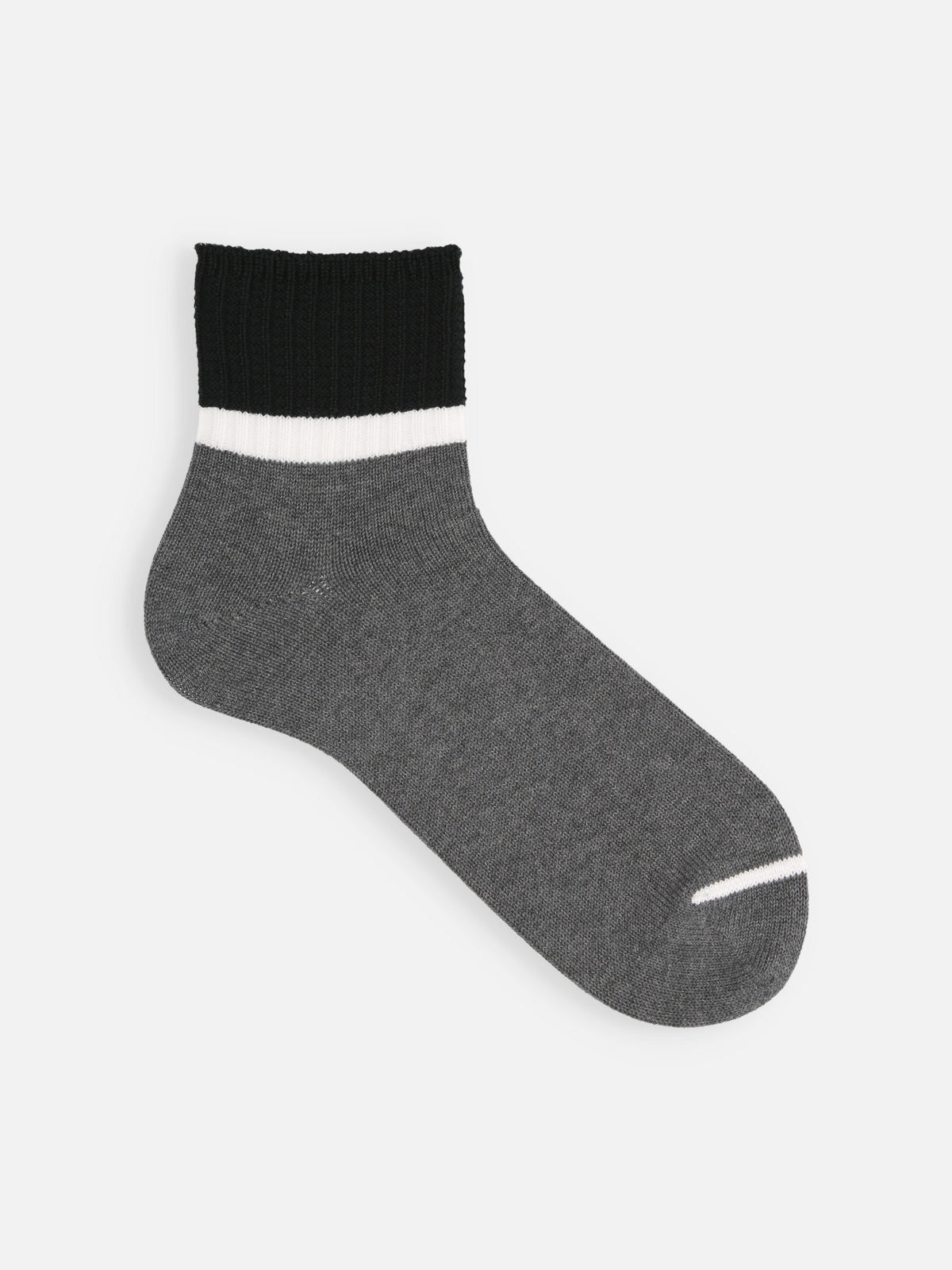 【Tabio MEN】メランジカラーブロックショートソックス(27.0～29.0cm)