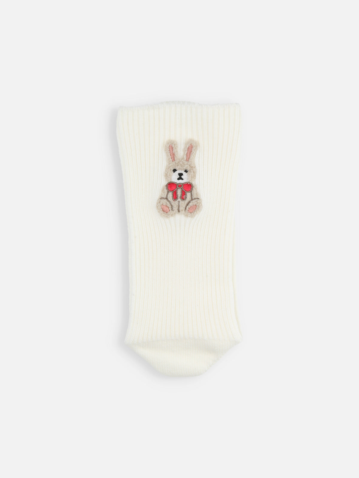 ワッペン風刺繍ソックス