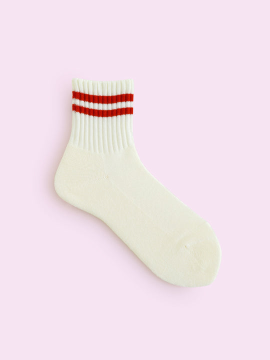 【3足1,485円】パイルラインショートソックス