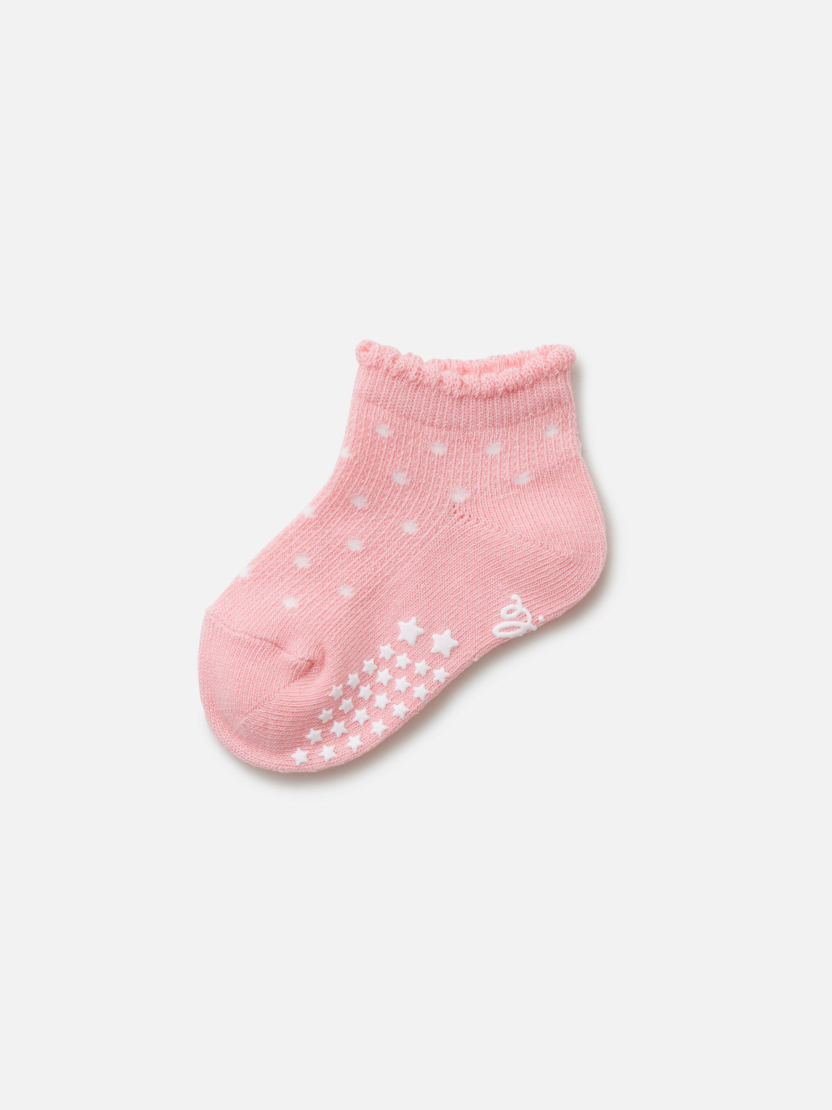 【ベビー】ワッフルドット柄スニーカー丈ソックス / 11~13cm
