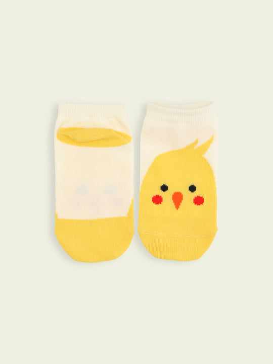 【3足1,485円】キッズ 動物いろいろスニーカー丈ソックス / 16-18cm