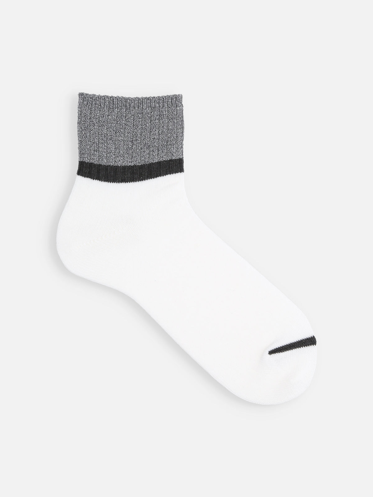 【Tabio MEN】メランジカラーブロックショートソックス(27.0～29.0cm)