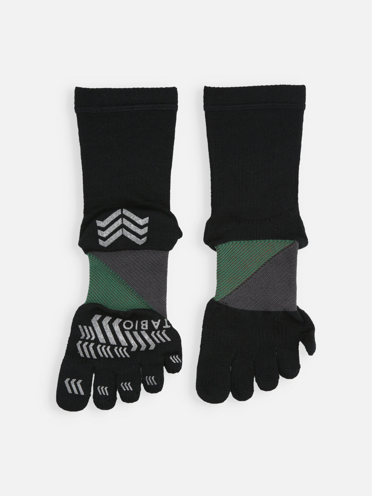 GOLFスピニングサポート五本指ソックス / 25-27cm - クロ