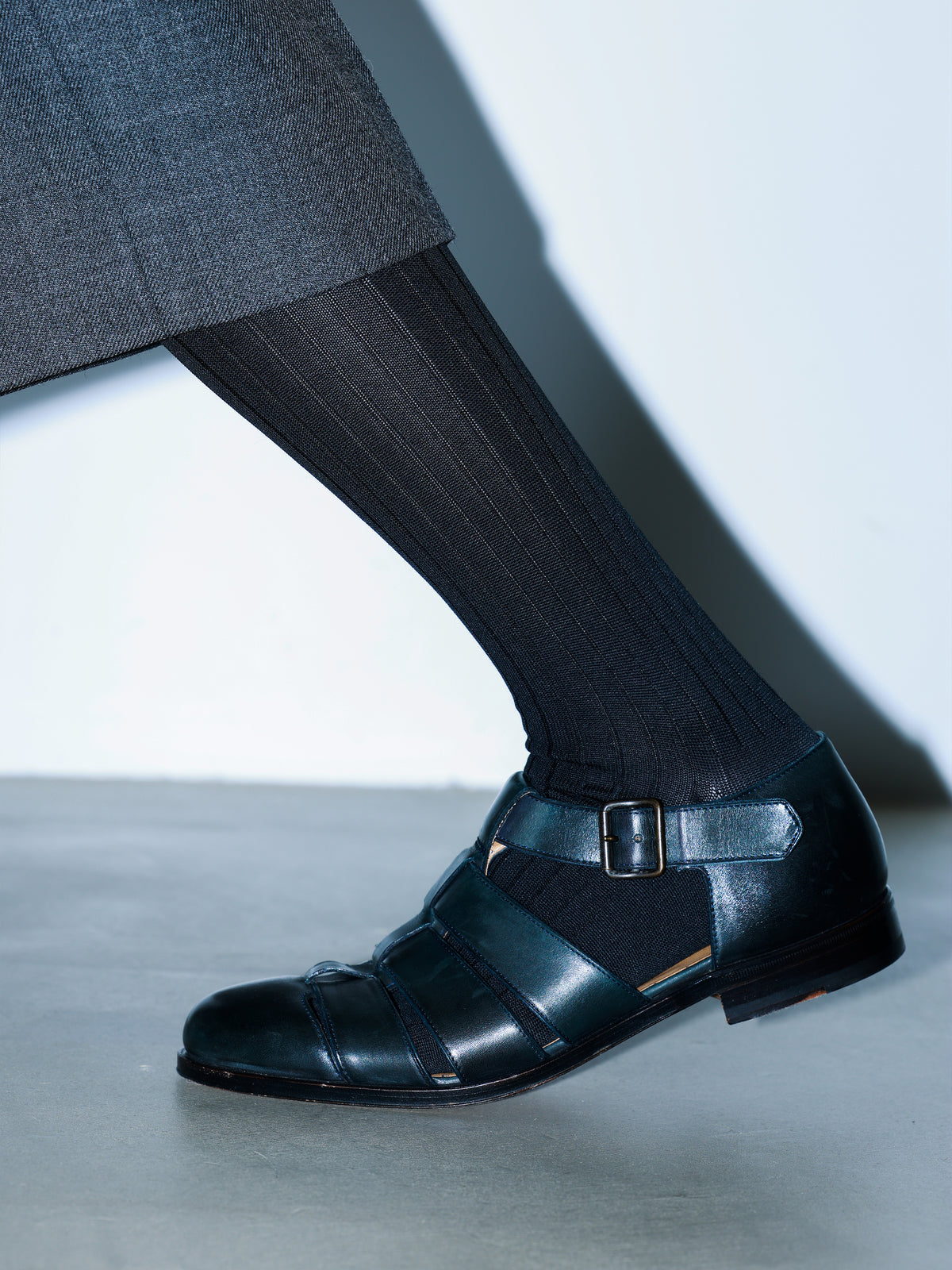 【Tabio MEN】DRYリブハイソックス