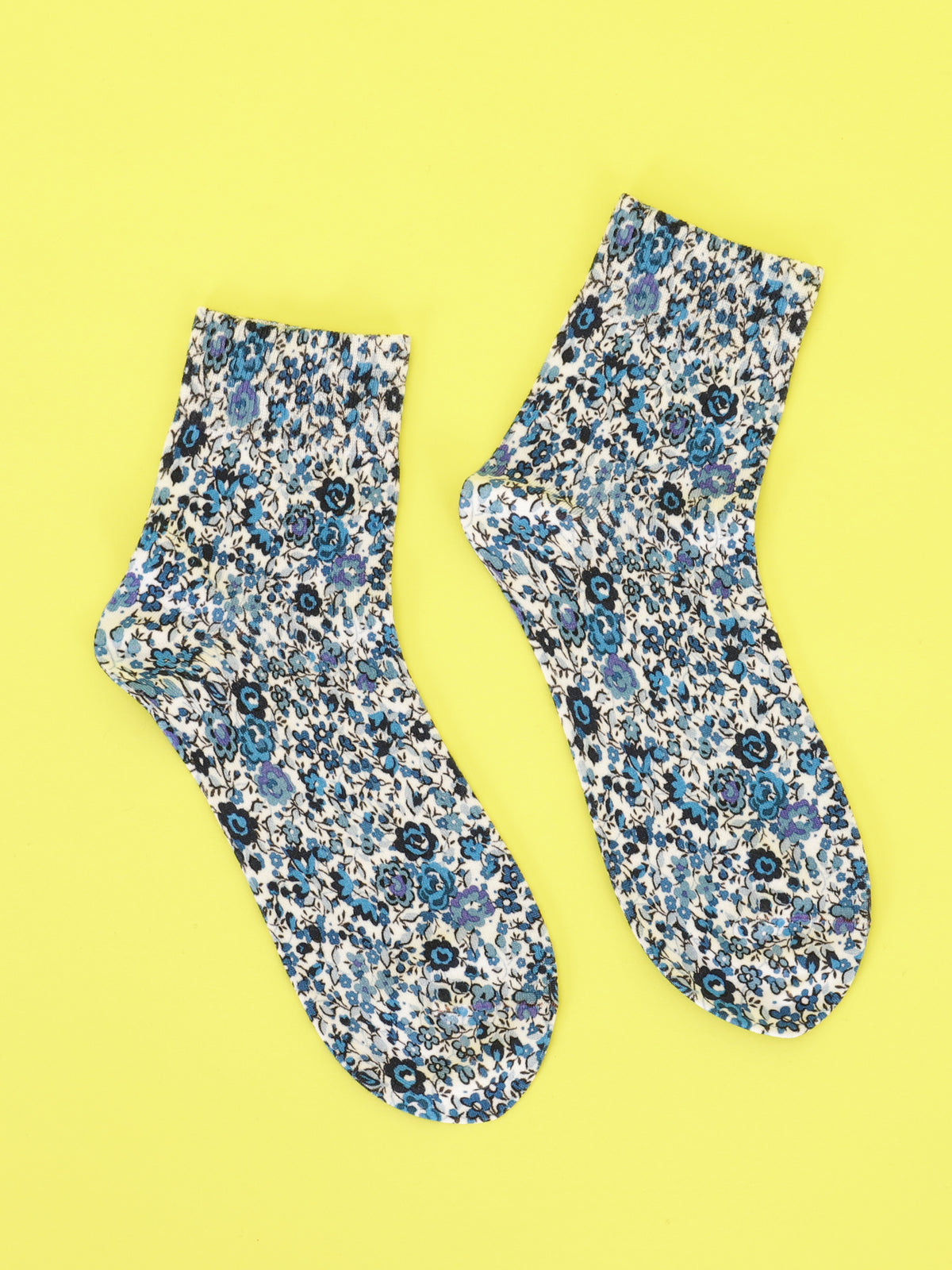 【WEB限定】Tabio made with Liberty Fabric ギフトセット ブルー