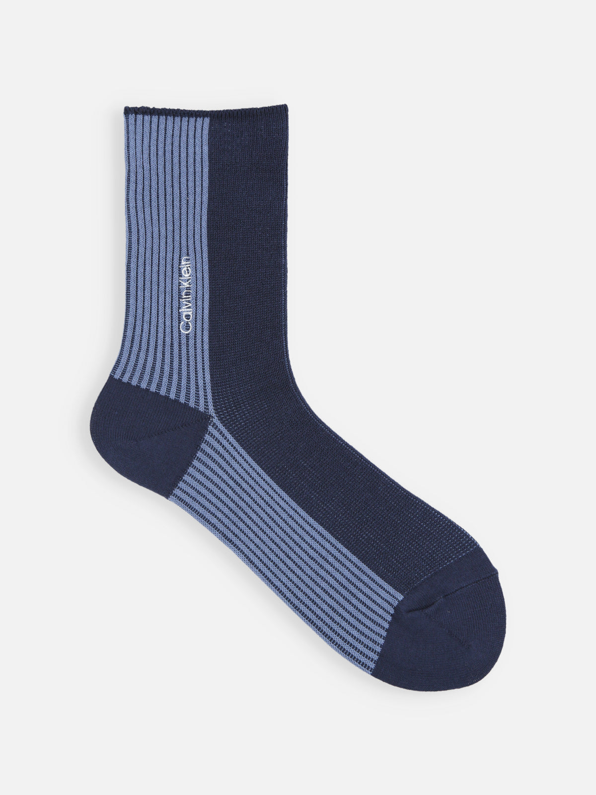 Calvin Klein 刺繡ストライプソックス