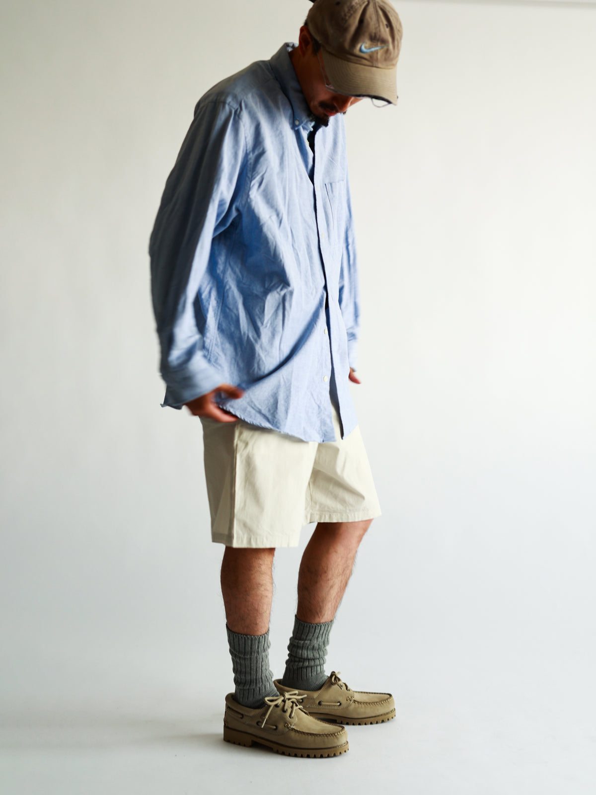 【Tabio MEN】クラシックリブクルー丈ソックス