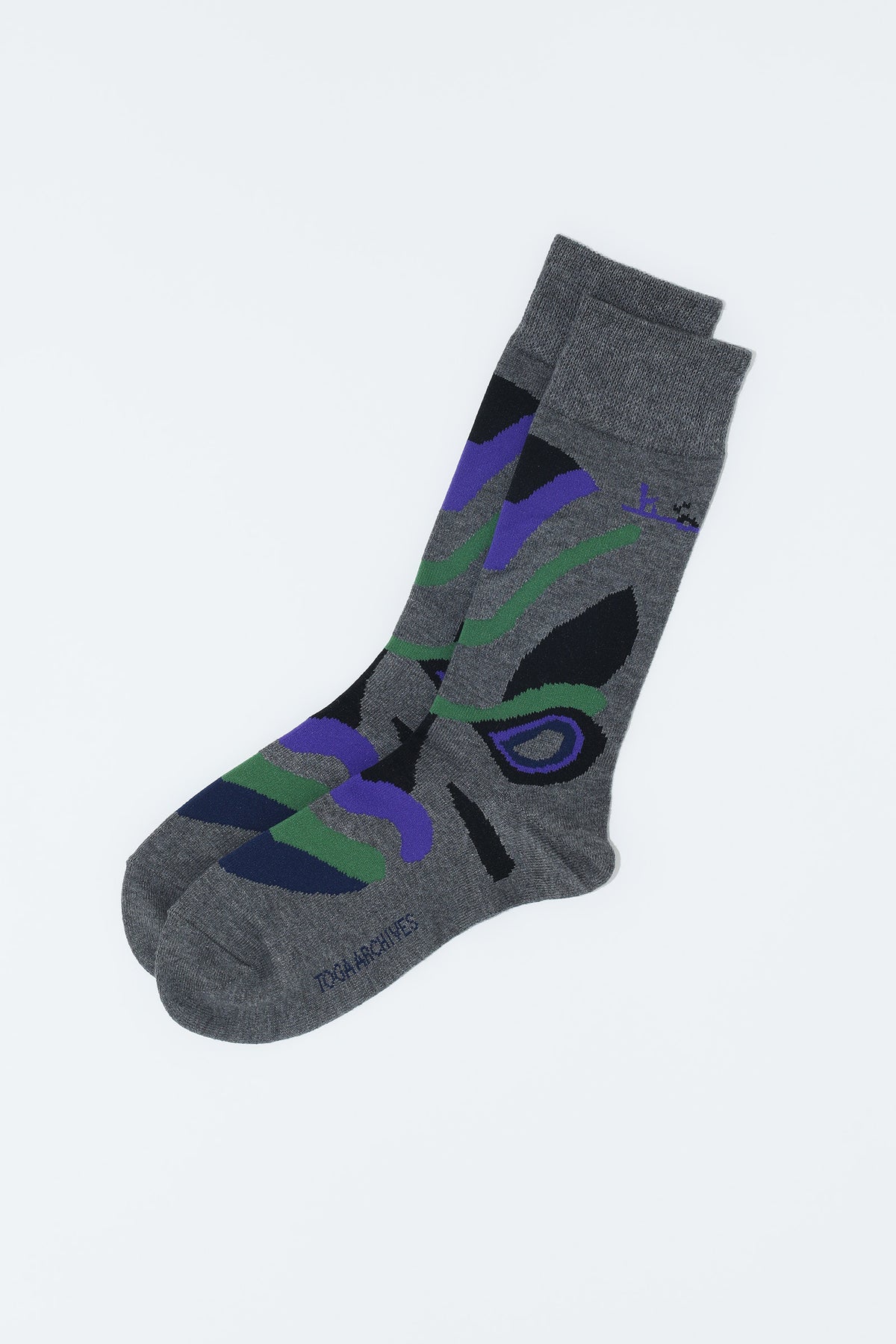 TOGA Totem pole socks（22.5～24.5cm） - グレー