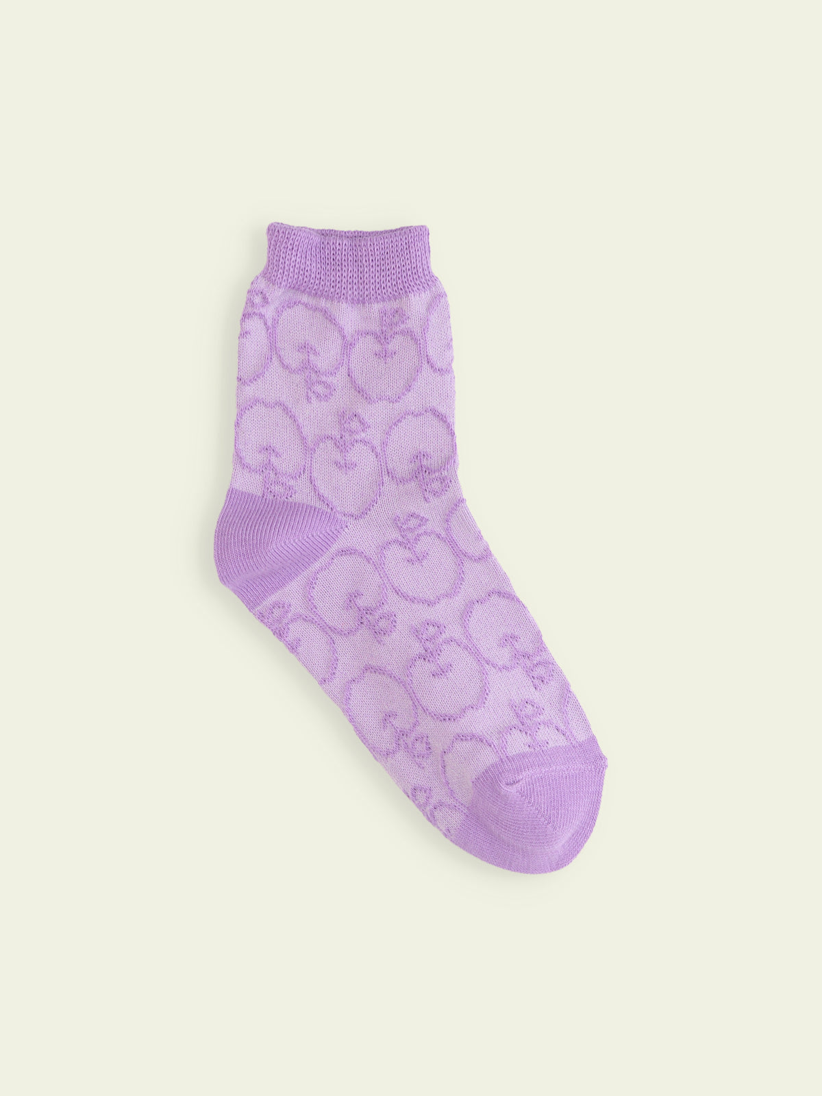 【3足1,485円】キッズ りんごフロートショートソックス / 19-21cm